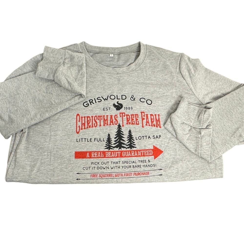 NWOT Griswold Christmas Tree Farm Graphic Tee-Shirt‎ Top - Picture 7 of 13